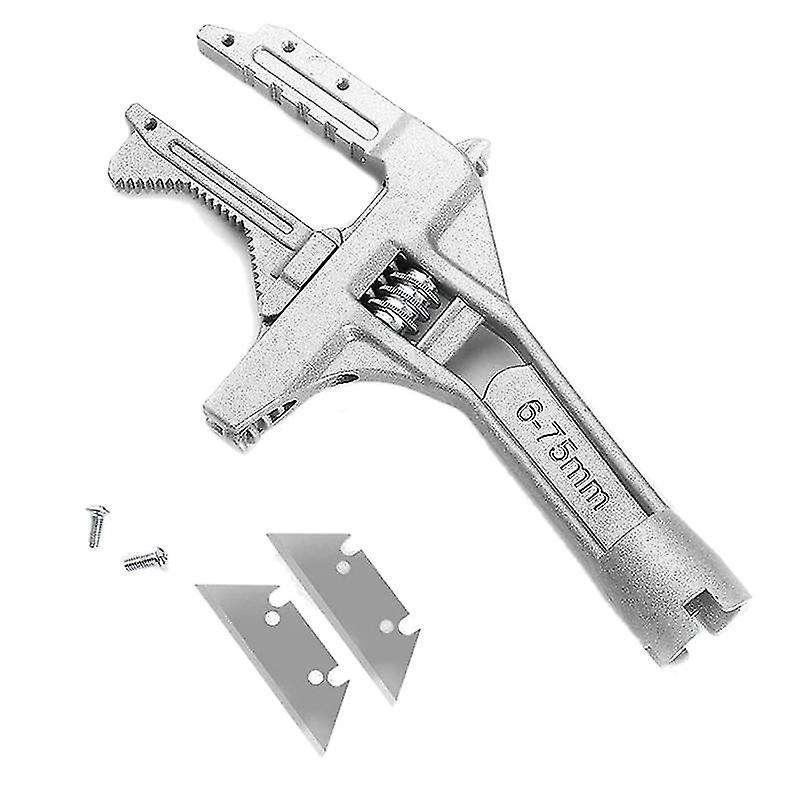 Adjustable Wrench 6-75mm Bathroom Wrench Aluminum Alloy Spanner