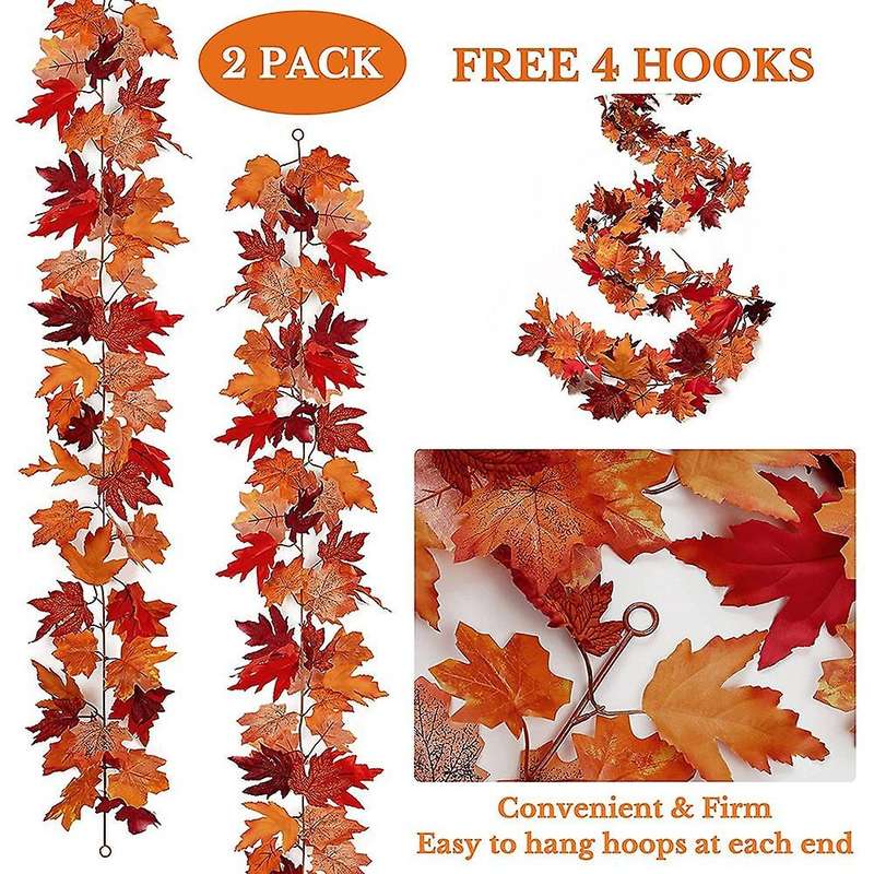 Fall Decor Artificial Autumn Decoration for Home, Fireplace, Mantel