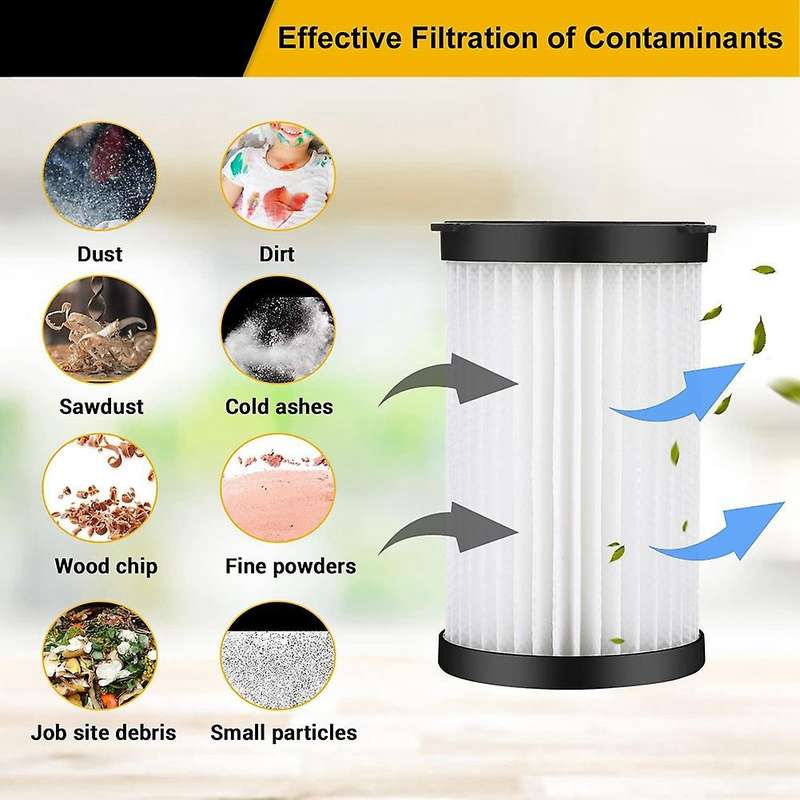 6pcs Vacuum Cleaner Filter for Moosoo E600 V600 D600/d601 Hepa Filter