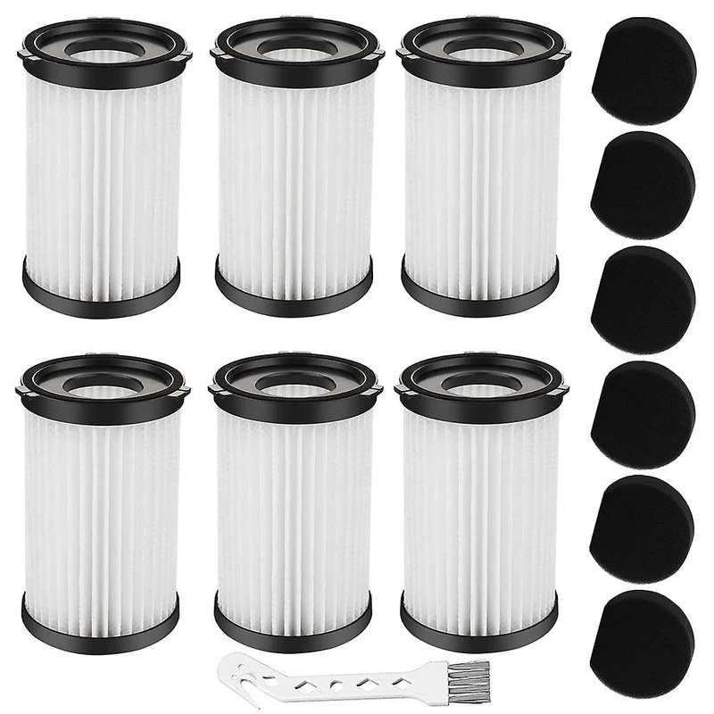 6pcs Vacuum Cleaner Filter for Moosoo E600 V600 D600/d601 Hepa Filter