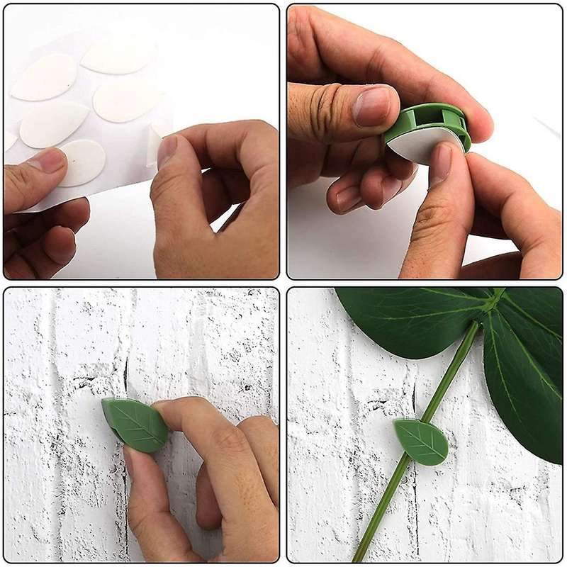 Plant Climbing Wall Clamp Self for Home Decor Cable Organizer