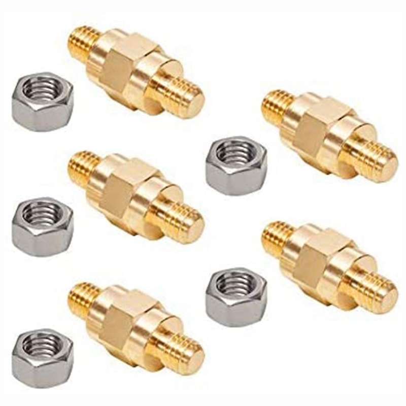 Side Post Battery Terminal Bolt Compatible, Stud Bolts,pack Of 5