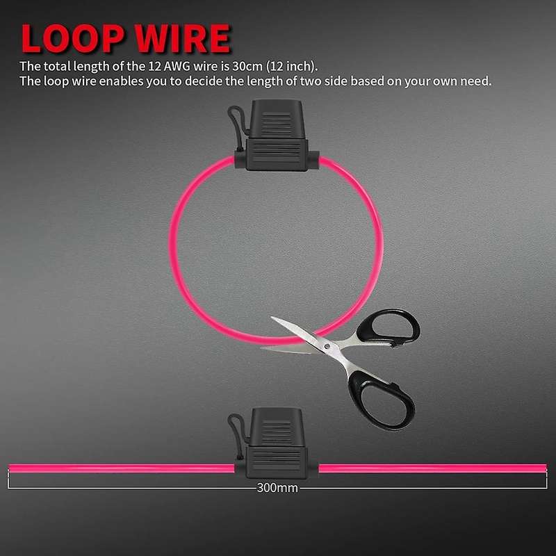 Inline Fuse Holder 12v, 12 Gauge with Ato/atc for Marine Car 10pcs