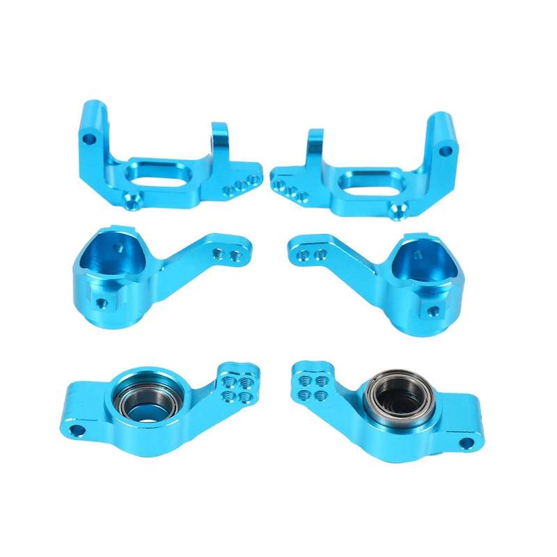 Aluminum Alloy Steering Knuckle Kit Hub Carrier Upgrade Parts Blue