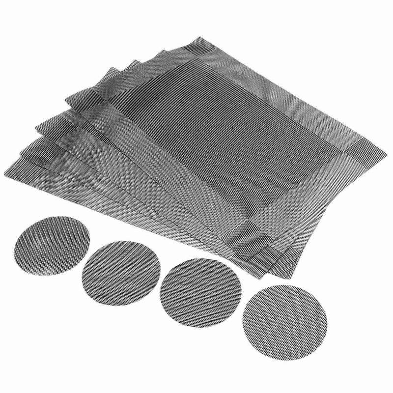 Placemat Wipeable Set Of 8 with 4 Placemats + 4 Coasters,pvc Placemat