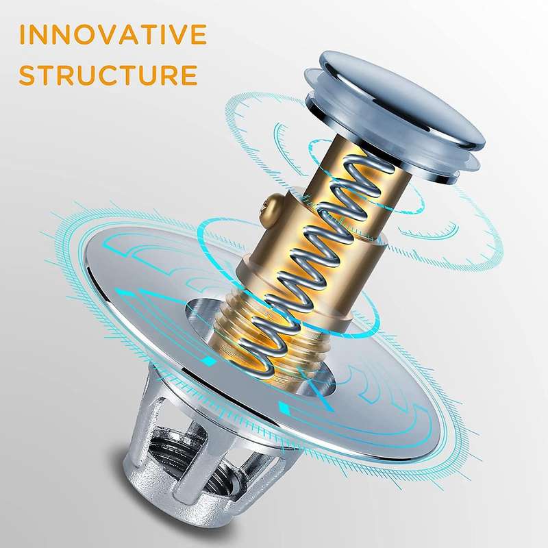 Universal Bathroom Sink Stopper,1.1-1.5inch Basin Sink Drain Strainer