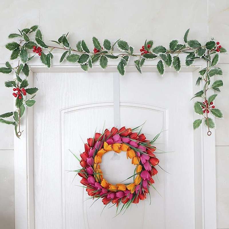 2 Pcs Christmas Garland for Holiday Decoration, 5.75ft Easter Garland