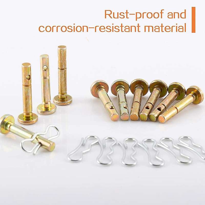1set for Shear Pin Kit Mtd Snow Throwers(20 Pins + 20 Pcs Cotters)