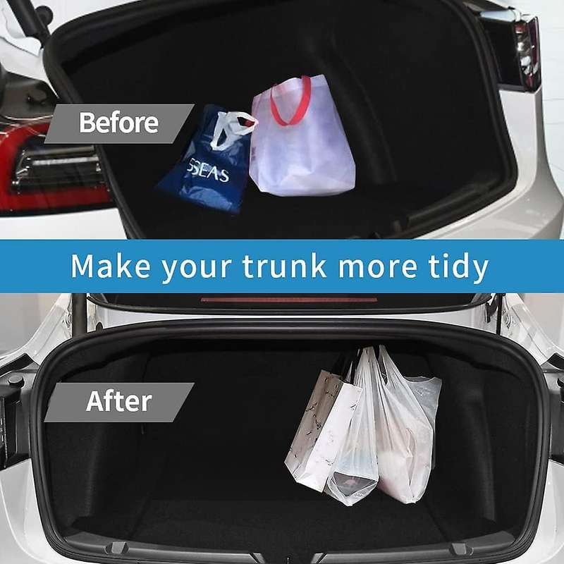 Car Grocery Bag Hook Compatible for Tesla Bag Hook for Rear Trunk