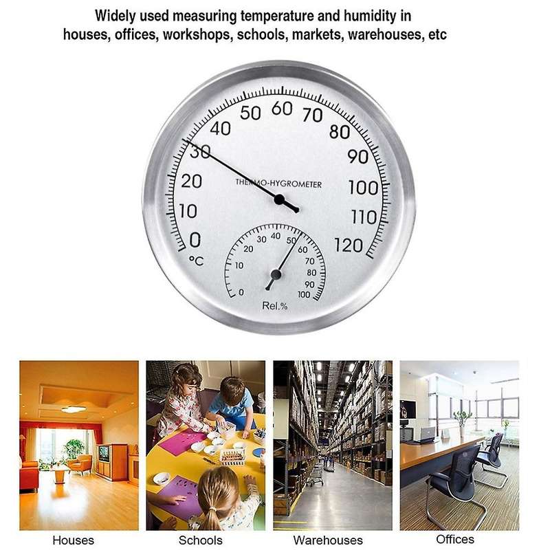 127 Mm 5 Inch Wall-mounted Stainless Steel Temperature Tester