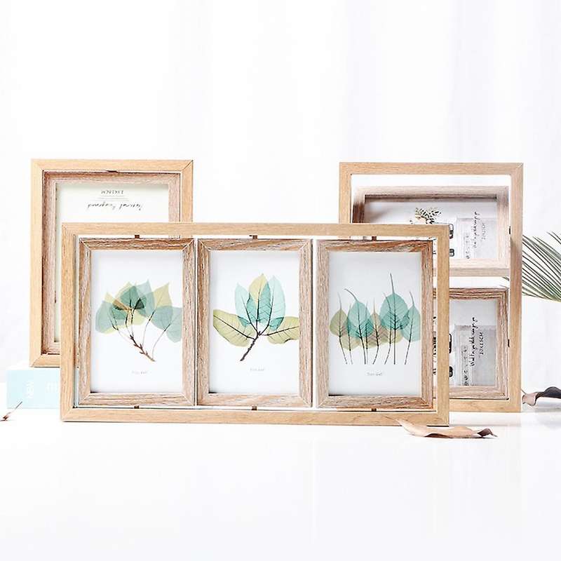 Creative Wood Rotating Photo Frame Home Decoration(single-frame)