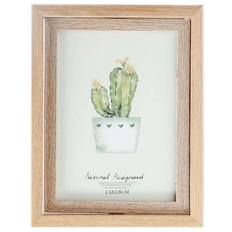 Creative Wood Rotating Photo Frame Home Decoration(single-frame)