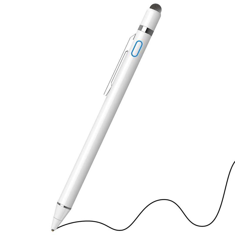 Stylus Rechargeable Digital Pen with Cloth Tip Active Capacitive Pen