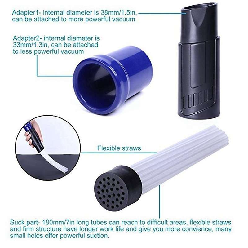 Universal Vacuum Cleaner Nozzle 32& 35mm Brush Head Adaptor for Dyson