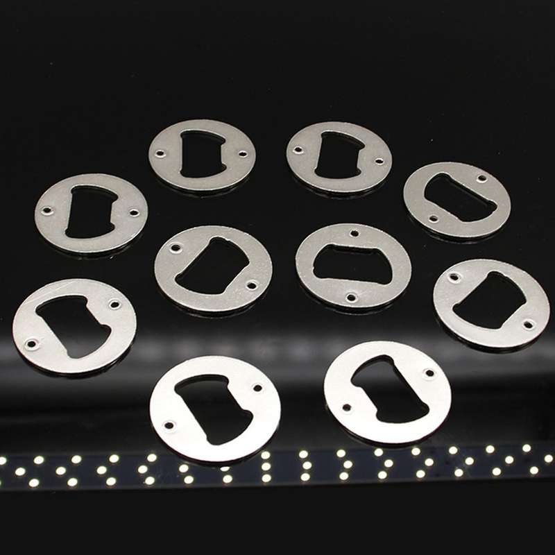 30pcs Bottle Opener Insert Stainless Steel Diy Hardware with Screws