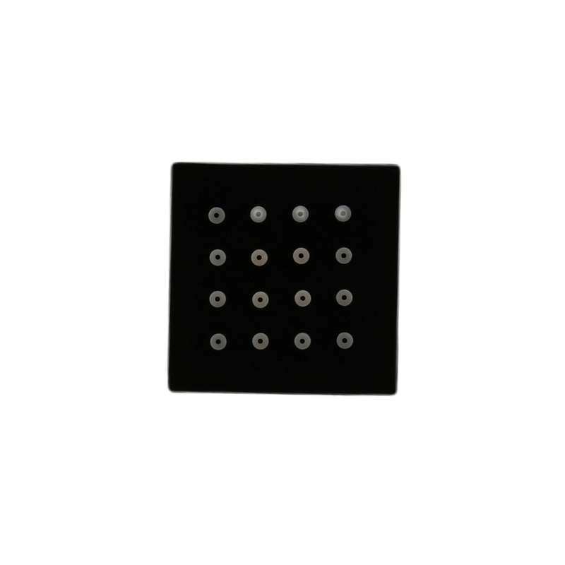 Shower Spa Brass Square Massage Body Jets Brushed Nickel Matte Black