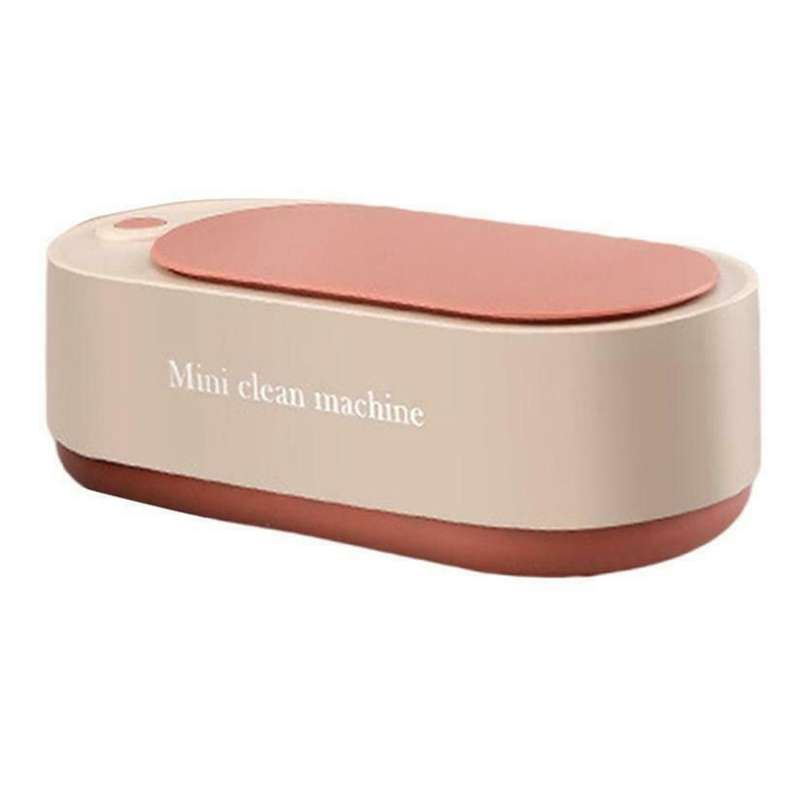 Ultrasonic Cleaner High Frequency High Efficiency Glasses Pink