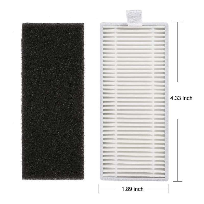 Replacement Kit Accessories, Vacuum Filter, Side Brush, Roller Brush