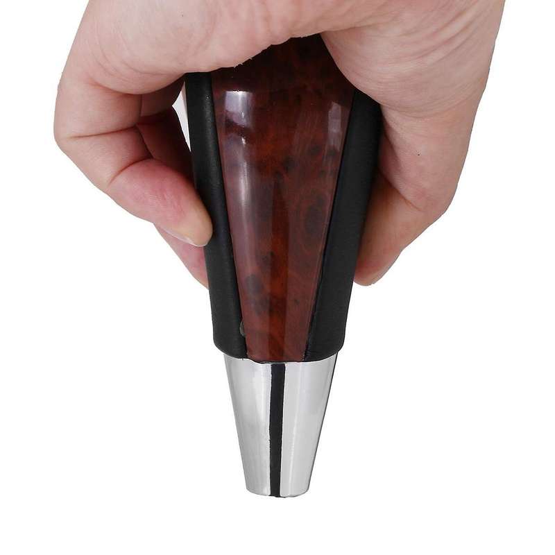Wood Grain Gear Shift Knob for Toyota Corolla /harrier Fortuner Black