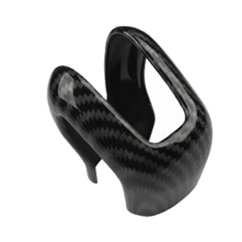 For Volvo Carbon Fiber Central Console Gear Shift Lever Cover Gear