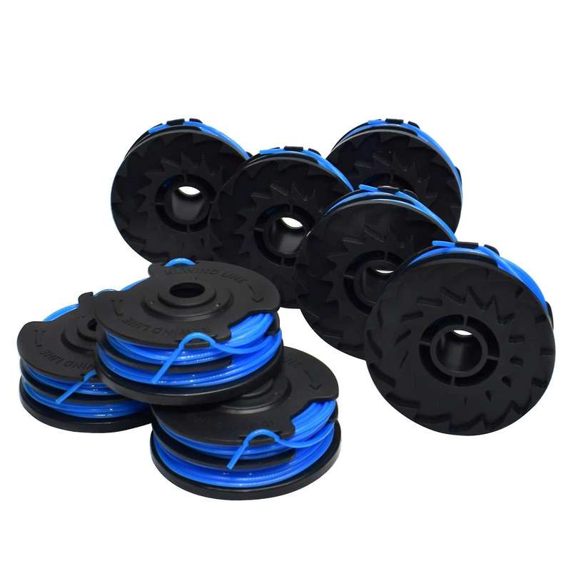 8pack 27ft 0.065inch String Trimmer Spool for Greenworks Model 21212