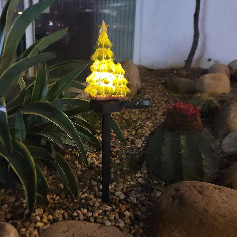 Christmas Tree Solar Led Lawn Light Outdoor Solar Christmas Light