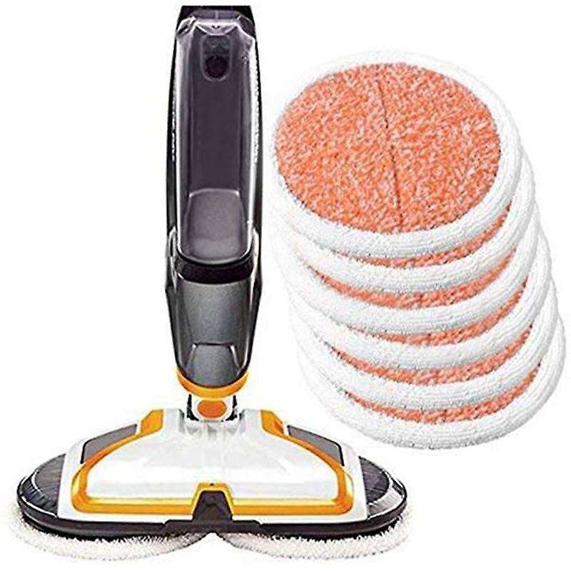 6 Packs Heavy Scrub Mop Pads Replacement for Bissell Spinwave 2039a