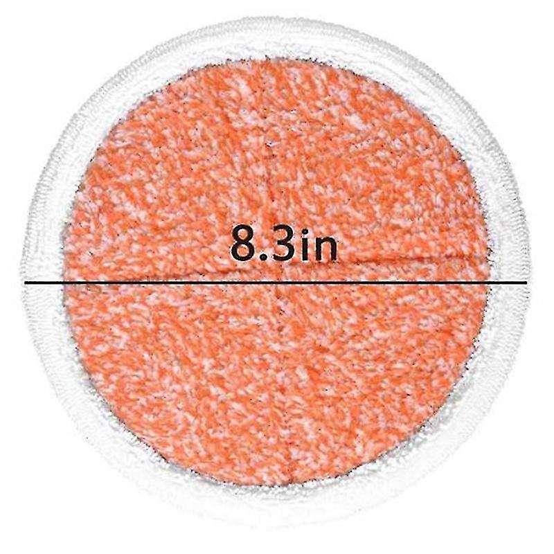 6 Packs Heavy Scrub Mop Pads Replacement for Bissell Spinwave 2039a