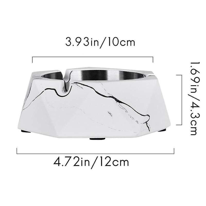 Cement Metal Stainless Steel Living Room Ashtray Ornaments,ink Color