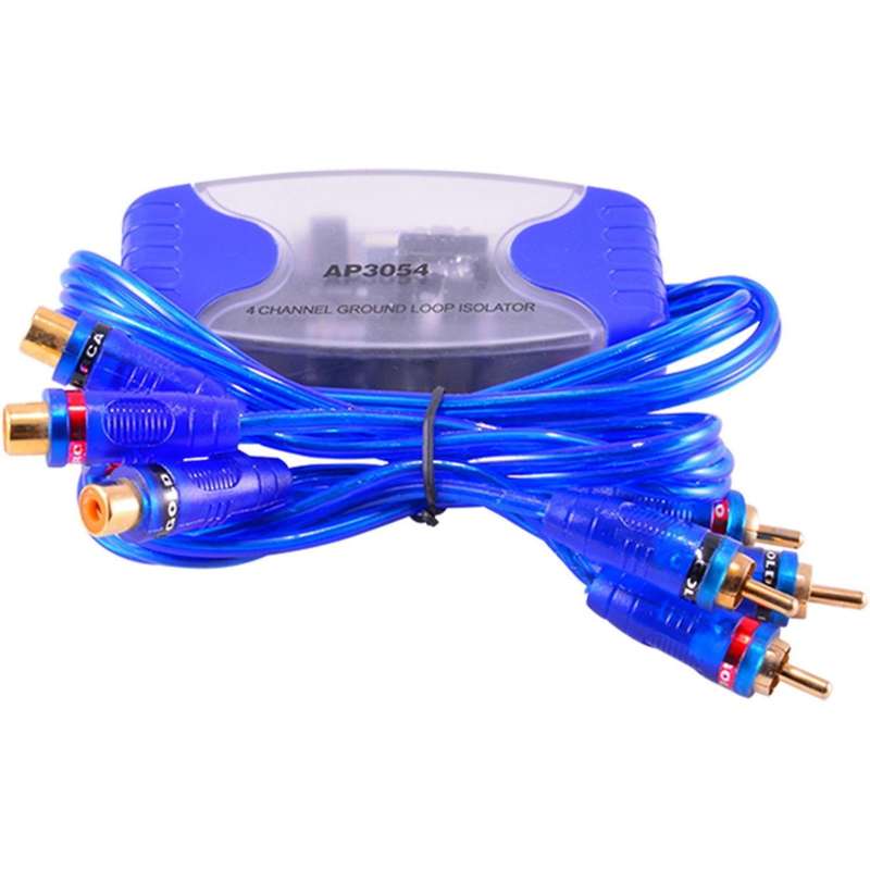 4-channel Rca Audio Noise Filter Suppressor Ground Loop Isolator 50w