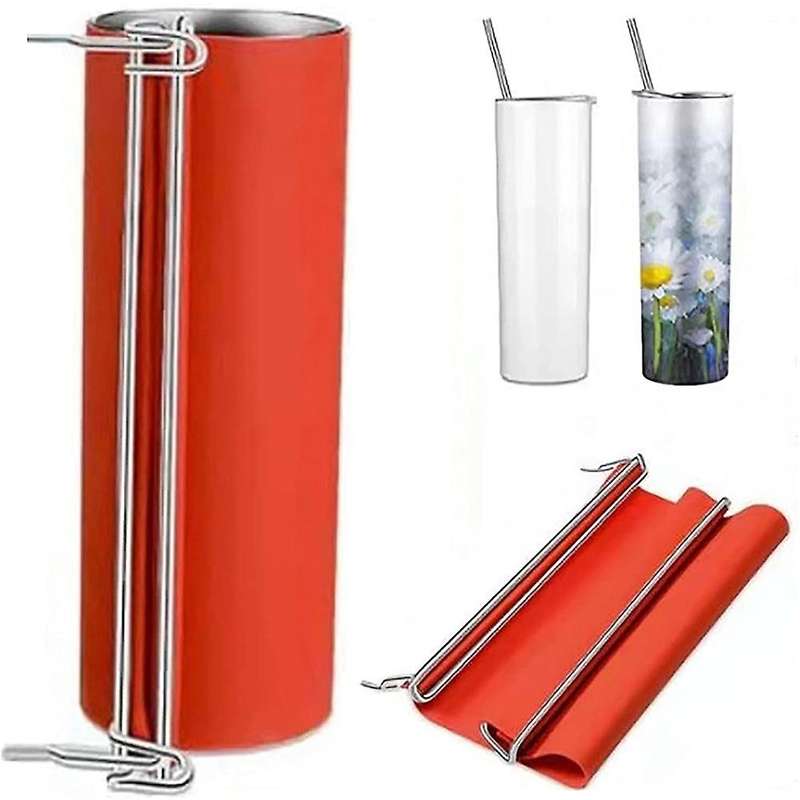 15 Oz Sublimation Rubber Tumbler Wrap, Mug Wrap Cup Mould Clamps