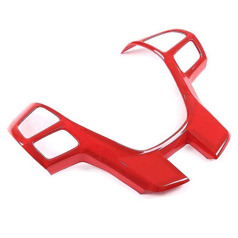Steering Wheel Cover Trim for Ford Ranger Everest 2015-2022, Red
