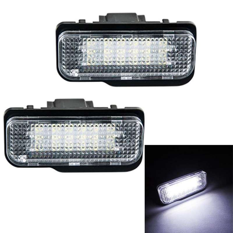 2x Car License Plate Light for Mercedes-benz W203 5d/w211/w219/r171