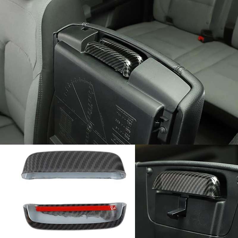 For Dodge Ram 1500 2018-2022 Car Armrest Box Switch Trim,carbon Fiber