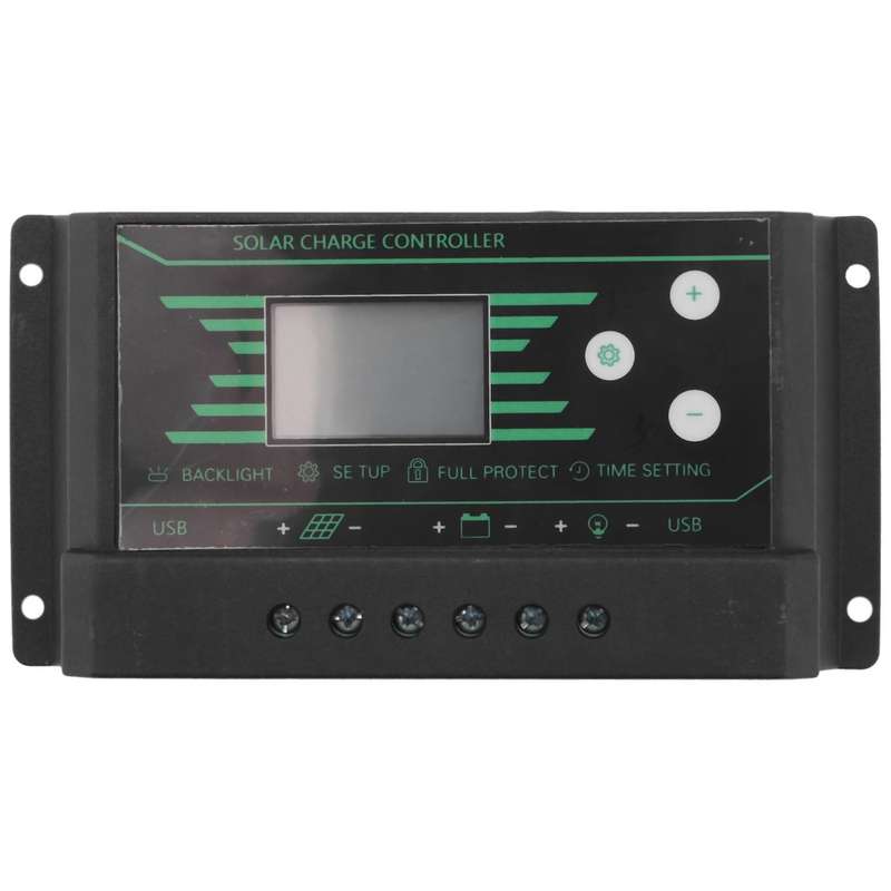 10a Solar Charge Controller 12v 24v Solar Controller for Motorhomes
