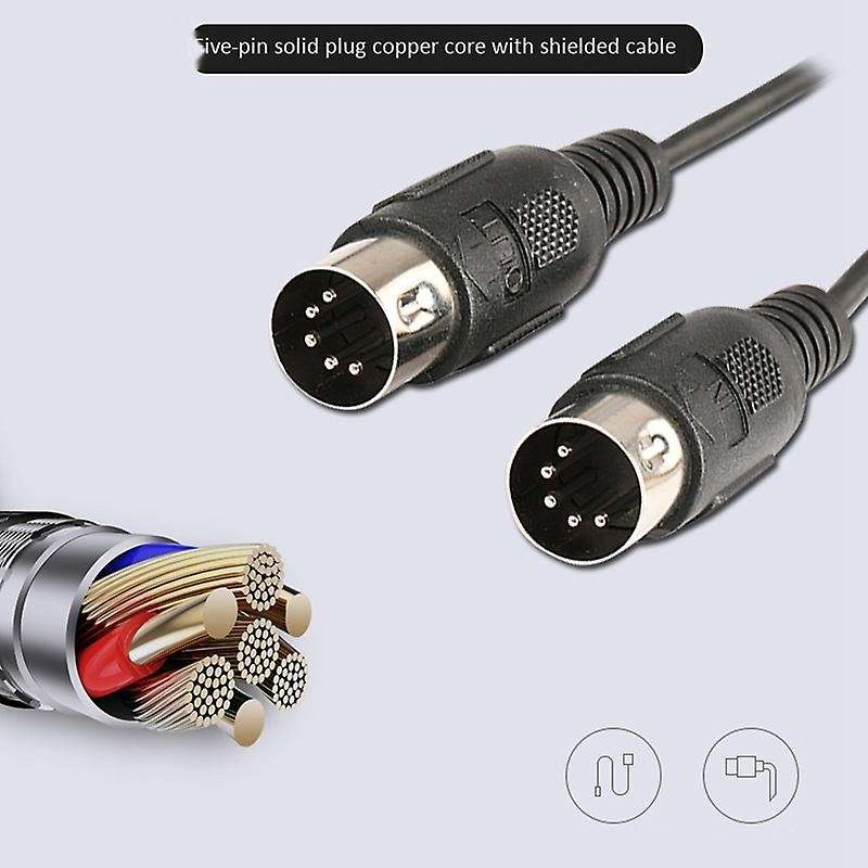Doremidi Mtu-11 Midi to Usb C Type C Converter with Light for Android