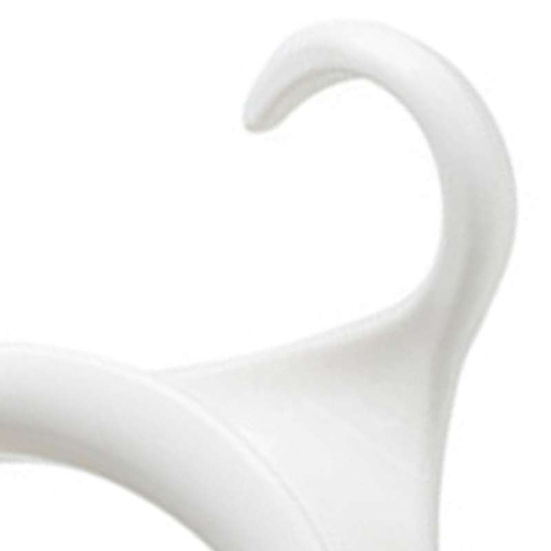 4pcs Hook Arch Shaped Hanger Toe Bag Tie Silk Scarf Hat Wardrobe A