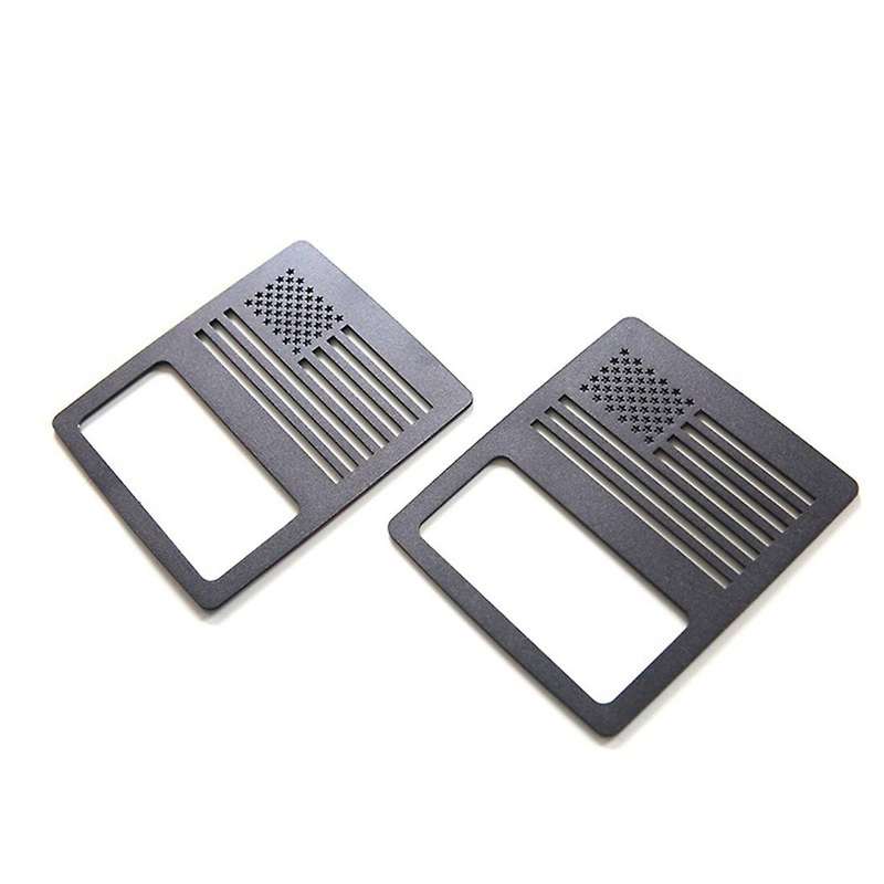 Tail Light Cover Taillight Guard for Jeep Wrangler Jl Black 2pcs
