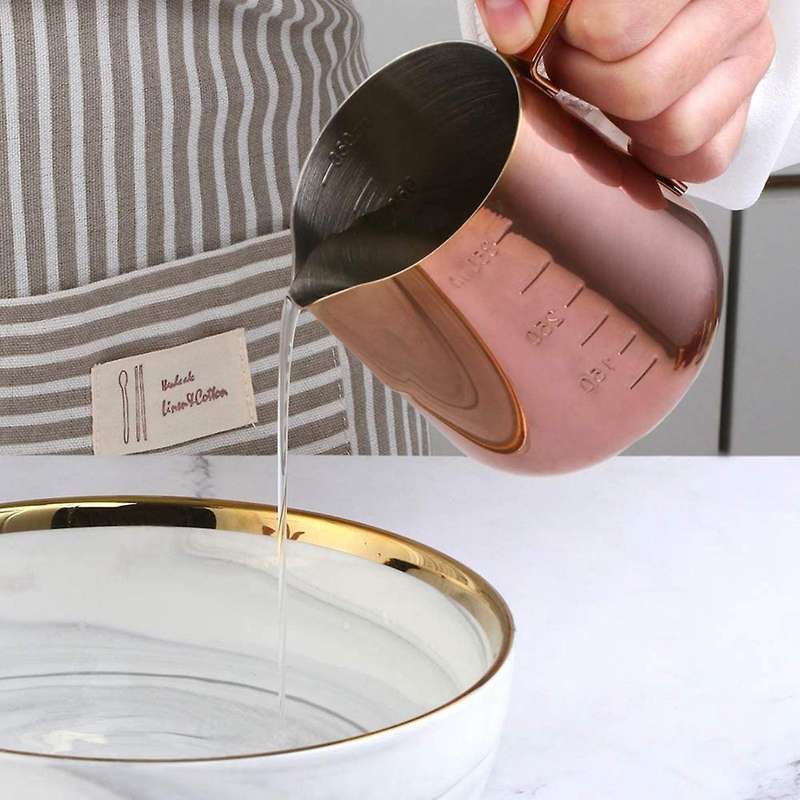 Milk Frothing Pitcher Steaming Pitchers Milk Coffee Cappuccino,350ml