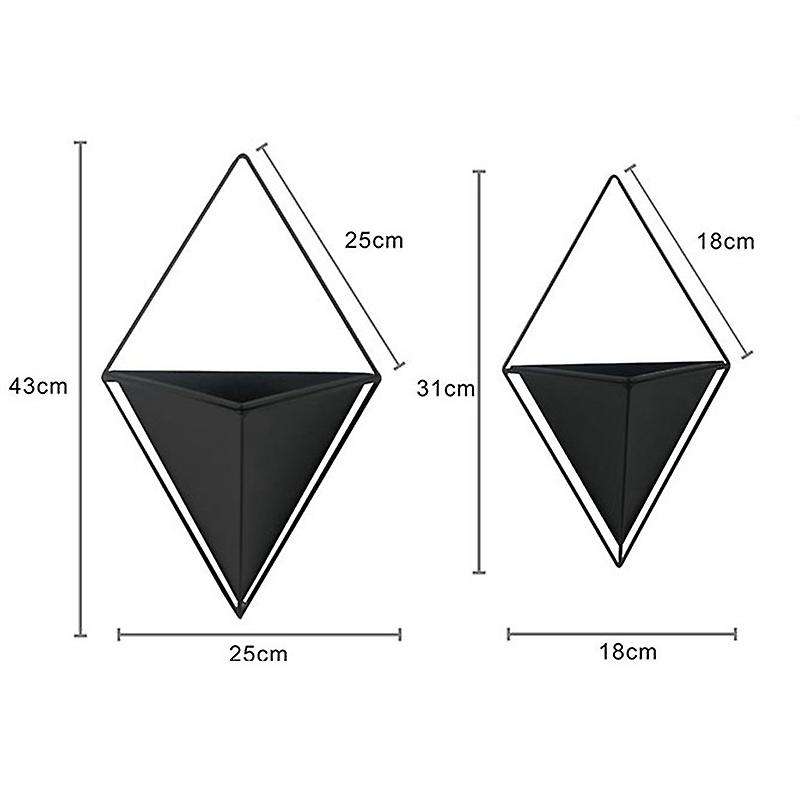 Triangular Hanging Planters Pot Flower Plant Hanging Basket - Small