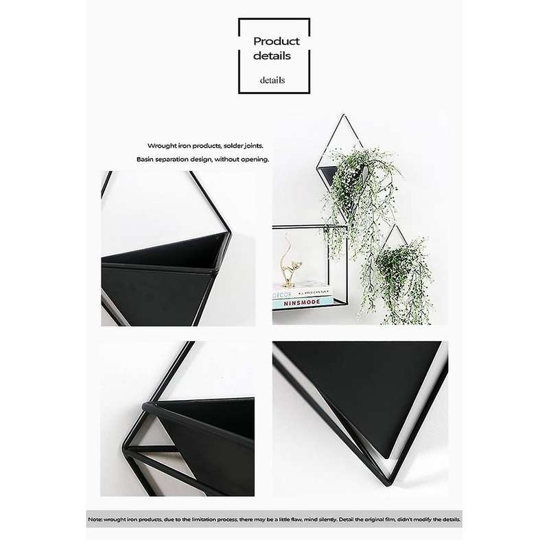 Triangular Hanging Planters Pot Flower Plant Hanging Basket - Small