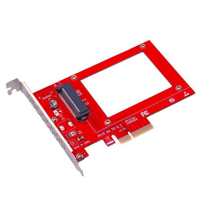 U.2 to Pcie X4 Adapter Riser Pci-e to U.2 Ssd Hard Drive Convert Card