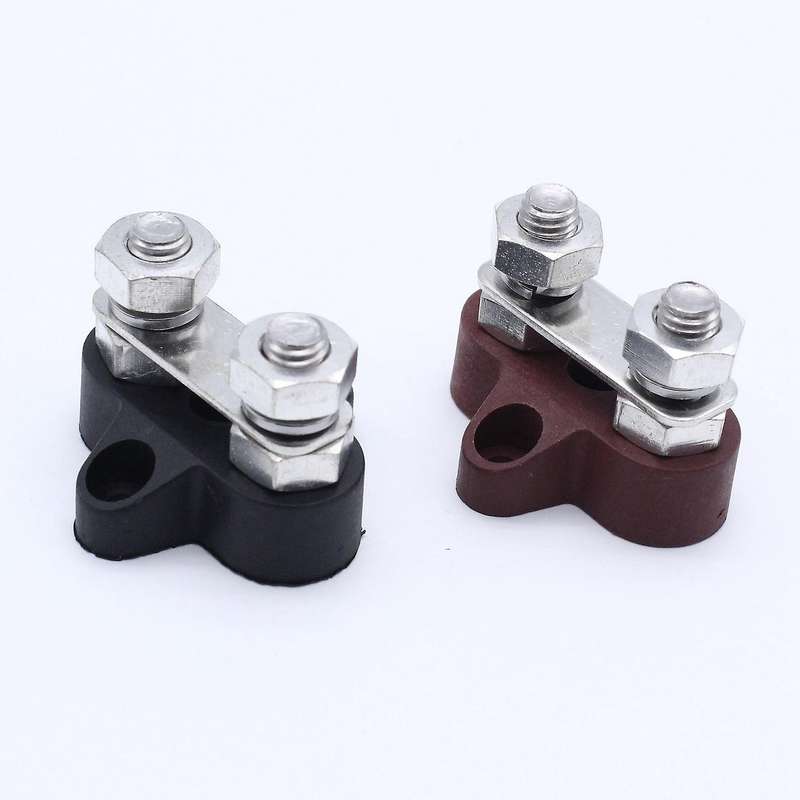 Dc 48v Bus Bar Power Terminal Black and Red