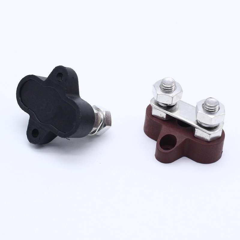 Dc 48v Bus Bar Power Terminal Black and Red