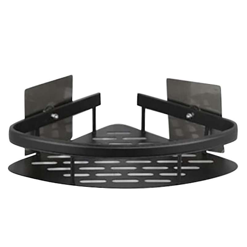 Punch-free Triangle Corner Shelf Shower Storage Rack 1pcs