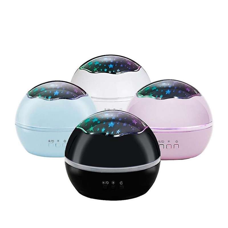 Small Starry Sky Light Colorful Night Light Children's Gifts Black