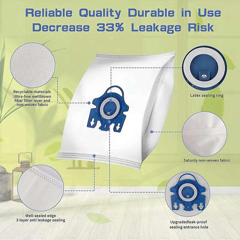 3d Dust Bag for Miele Gn Vacuum 9917730 Hyclean Hoover Bags