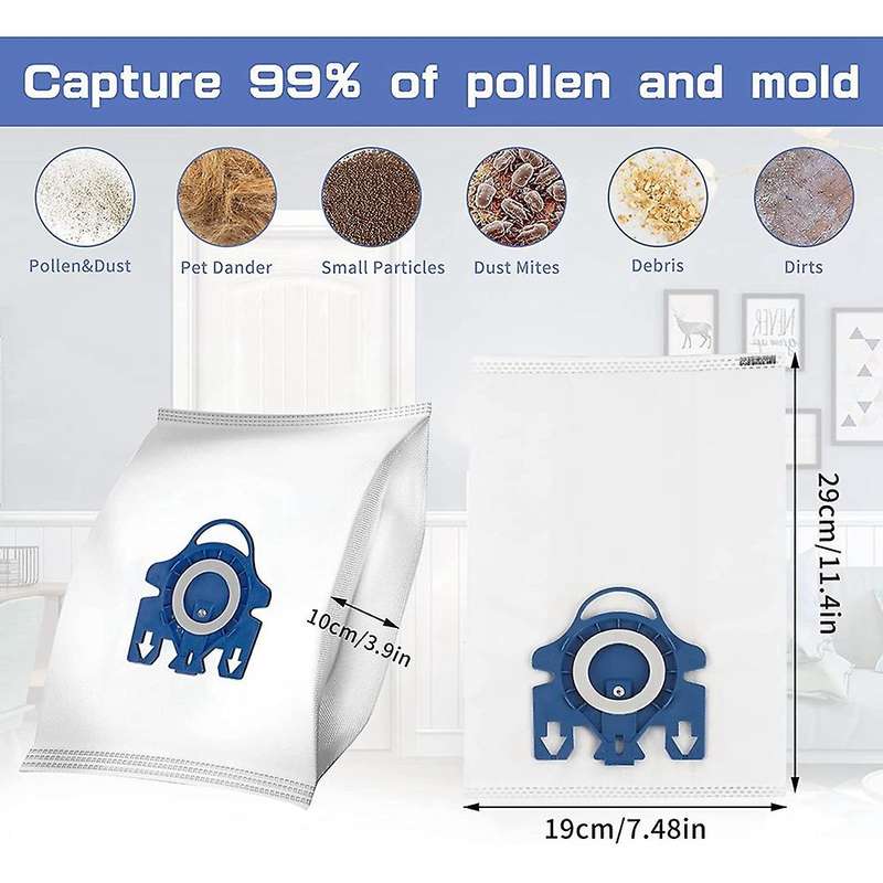 3d Dust Bag for Miele Gn Vacuum 9917730 Hyclean Hoover Bags