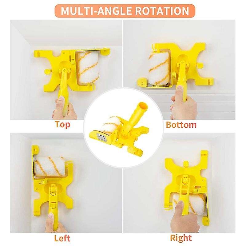 Paint Edger Roller Brush Paint Edger Combo Kit, Clean-cut Paint