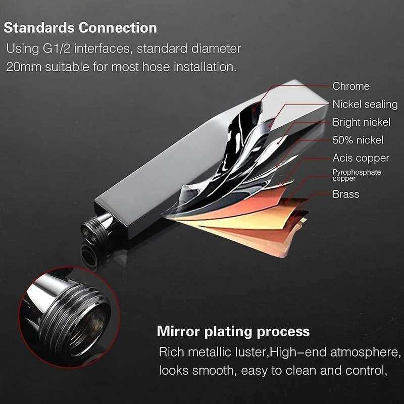 Handheld Shower Head High Pressure Shower Head Universal Shower Brass